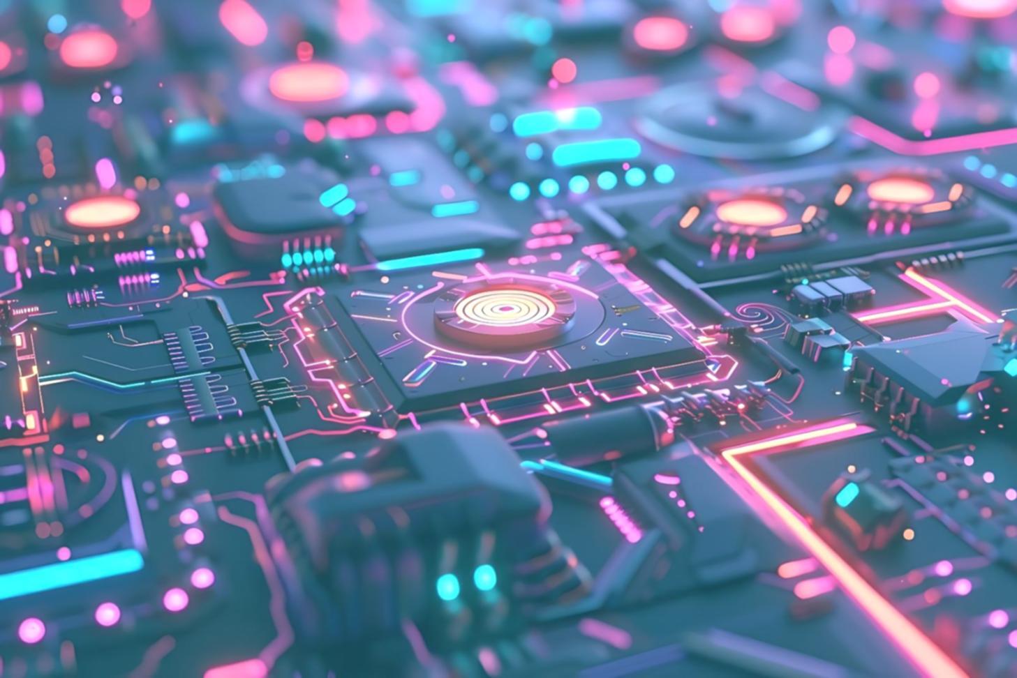 Digital marketing workspace with AI-powered tools